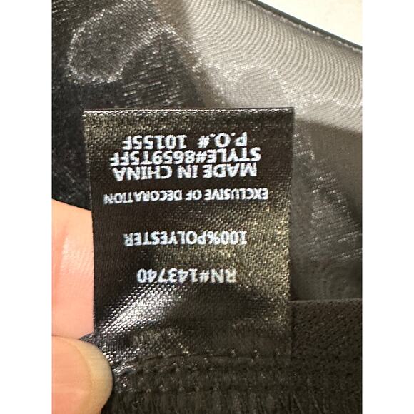 English Factory Dressy Black Tank Top Sz Small NWT Sparkle Ruffled Tulle Bottom - Picture 14 of 14